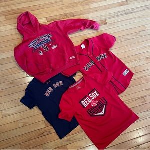 Boys lot of Boston Red Sox shirts